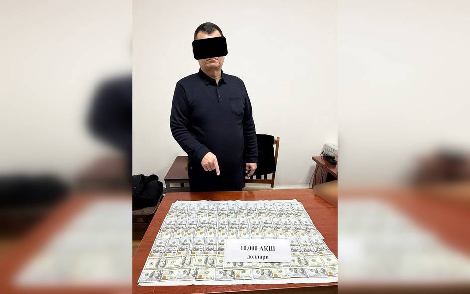 “O‘zyo‘lko‘prik” klasteri mansabdori 10 ming dollar pora bilan ushlandi